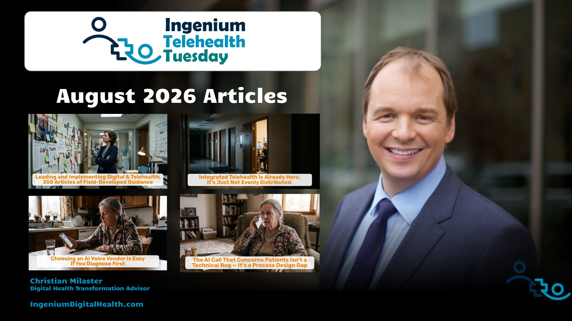 Telehealth Tuesday Articles August 2026